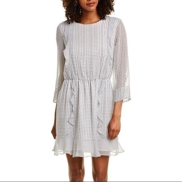 Club Monaco Caluh Dress 8 Silk Dress 8 - Picture 1 of 10